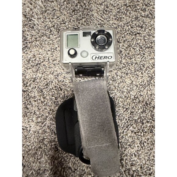 Original Go Pro With Case And Strap * Untested* - Picture 1 of 2